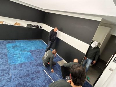 INSTALACIÓN DE MOQUETA MODULAR