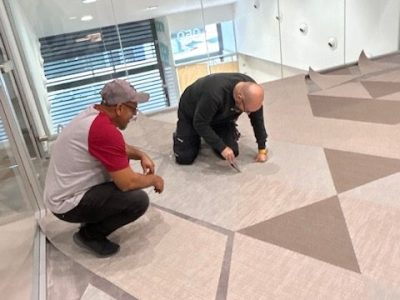 INSTALACIÓN DE SUELOS VINÍLICOS TRENZADOS