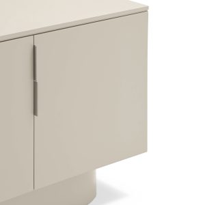 Mesa auxiliar minimalista con almacenaje