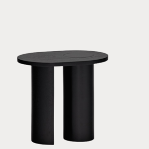 Mesa Auxiliar Redonda Nori de Teulat - Negro