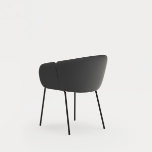 Silla ergonómica tapizada Add de Teulat