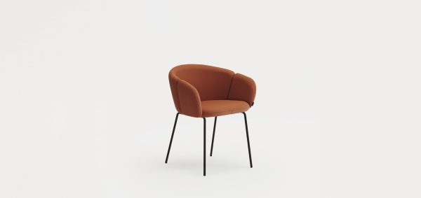Silla ergonómica tapizada Add de Teulat
