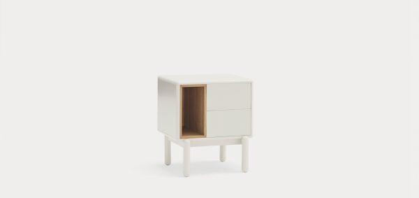Mesa de noche corvo minimalista