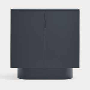 Mesa auxiliar minimalista con almacenaje