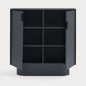 Mesa auxiliar minimalista con almacenaje