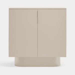 Mesa auxiliar minimalista con almacenaje